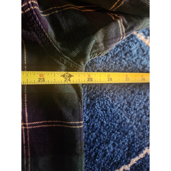 Disney Tigger Plaid Corduroy Long Sleeve Button Up - Picture 7 of 7